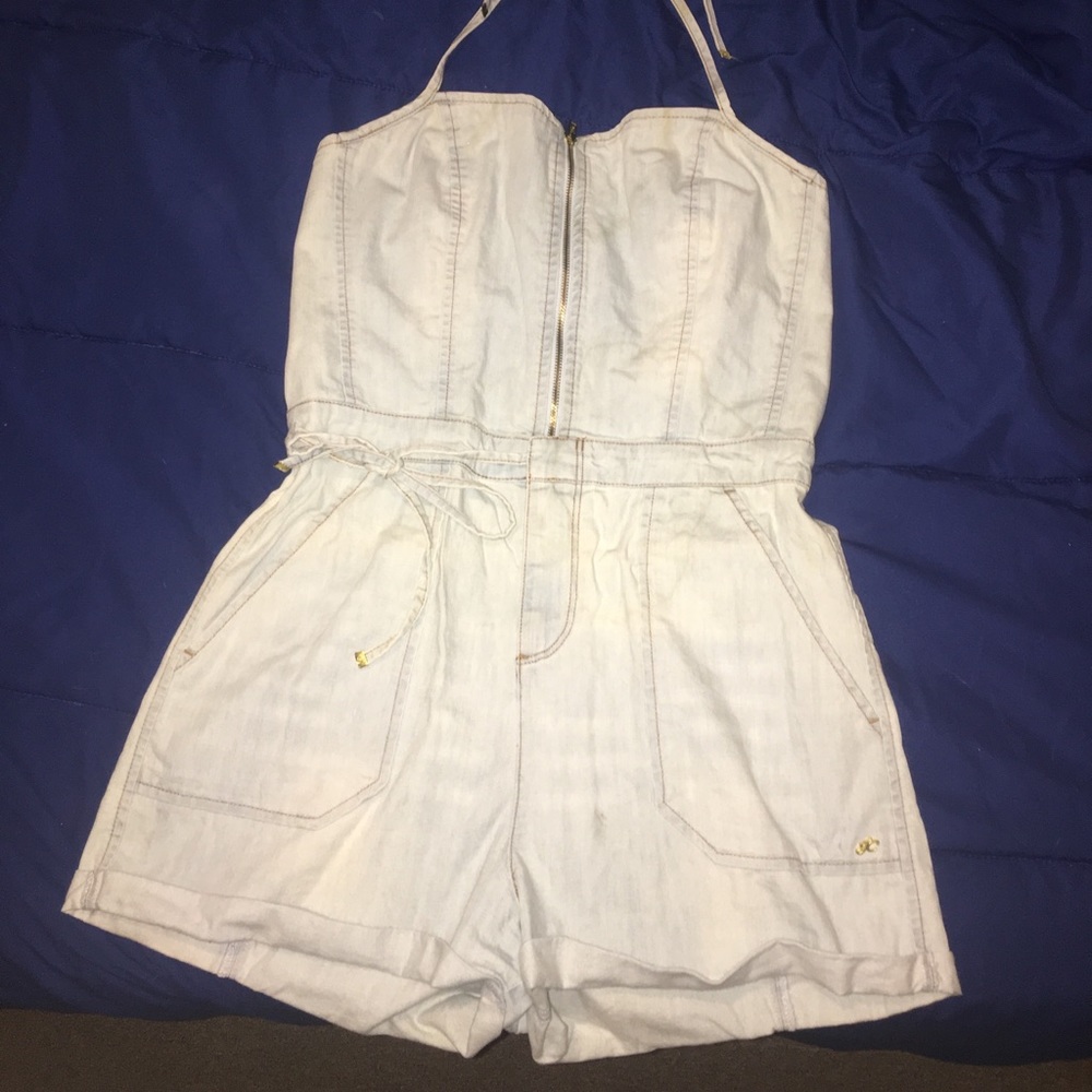Juicy couture jean romper